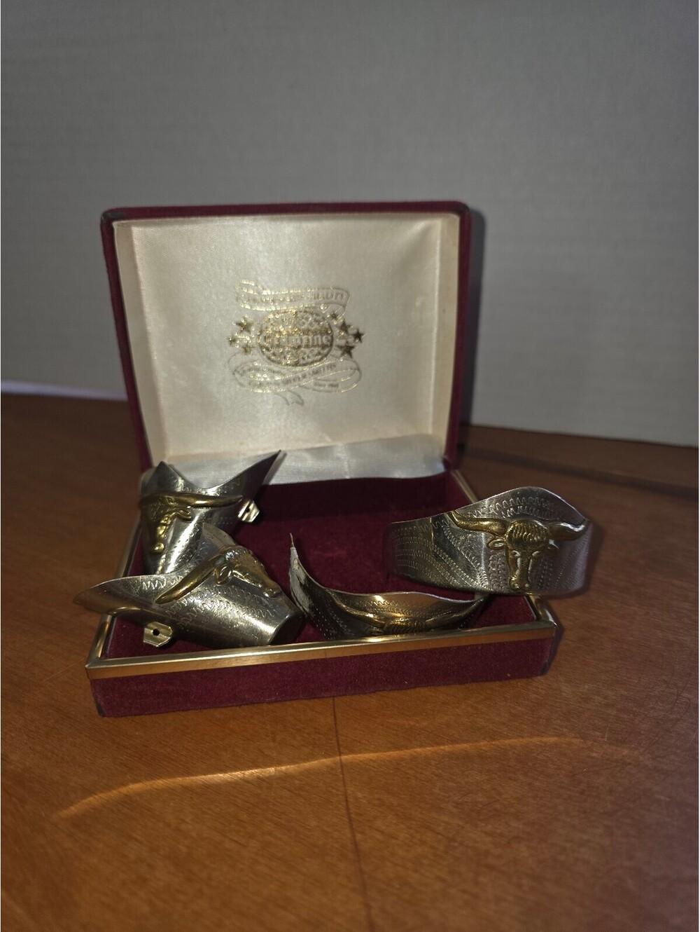 Crumrine boot tips and fuel caps set of four vintage